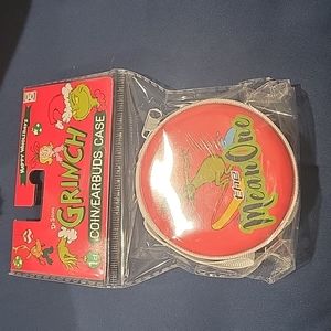 Grinch Ear Bud or Coin Purse